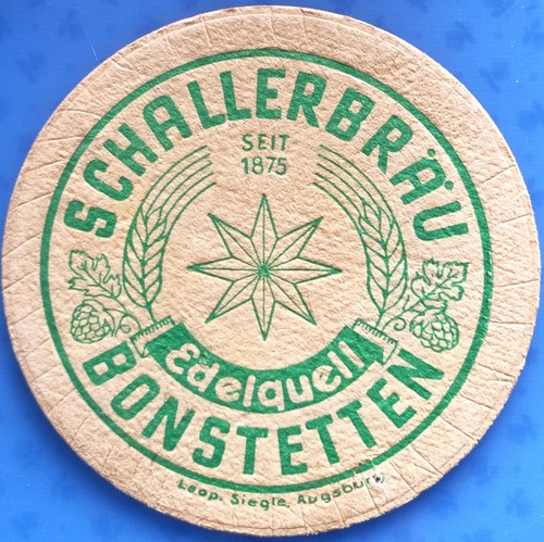 Old beer mat schallerbräu - old,