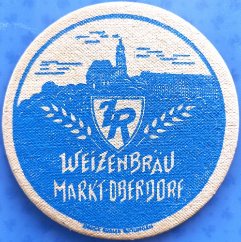 Old beer mat weizenbräu - vk,
