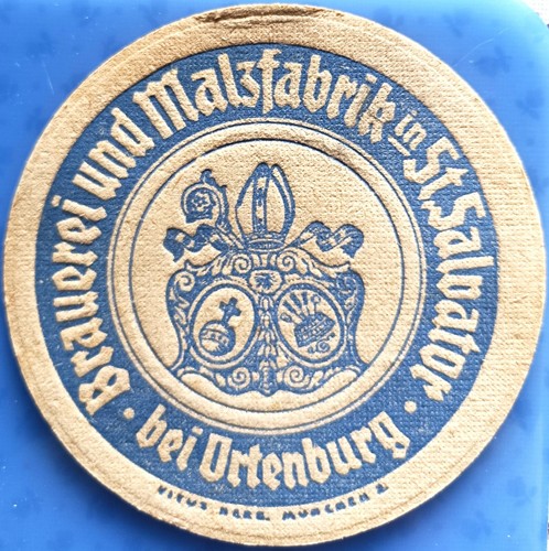 Old beer mat - , brewery