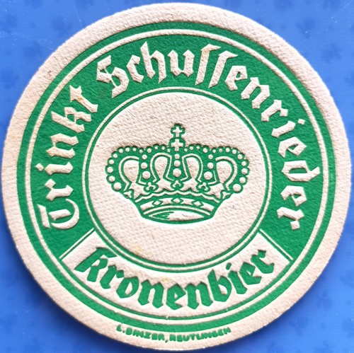 Old beer mat drinks