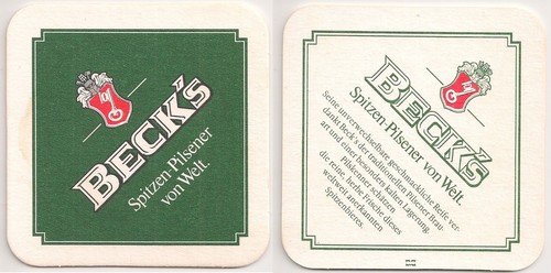 Beck beer old - old, mat