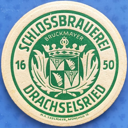 Old beer mat - , schlossbrauerei