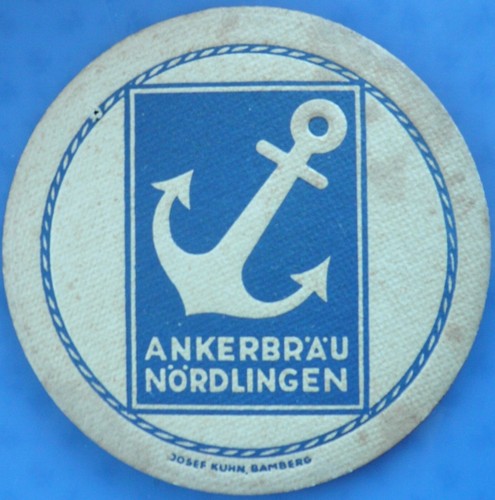 Old beer mat ankerbräu - beer,