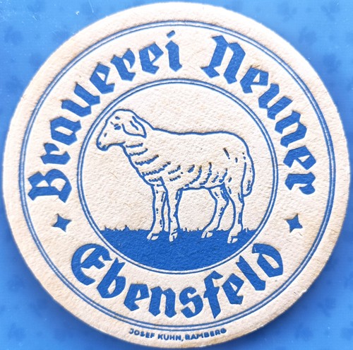 Old beer mat - brewery, neuner