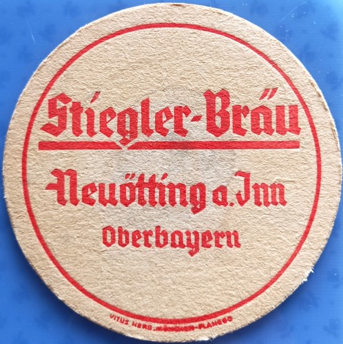 Old beer mat - , stiegler-bräu