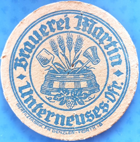 Old beer mat brewery - mat,