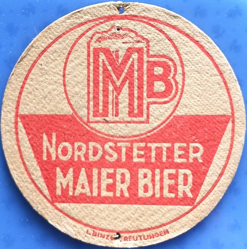 Old beer mat nordstetter - old,