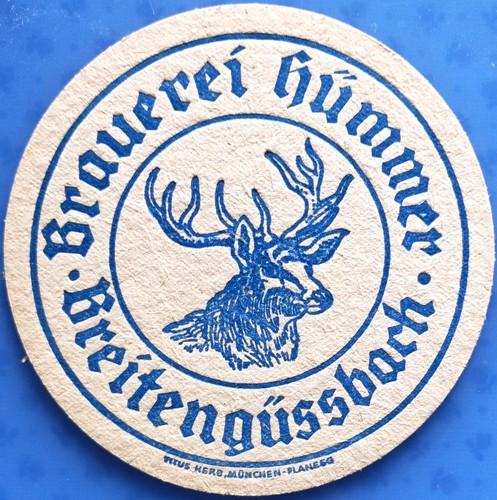 Old beer mat brewery - , hümmer
