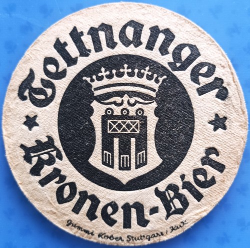 Old thick beer mat tettnanger - thick,