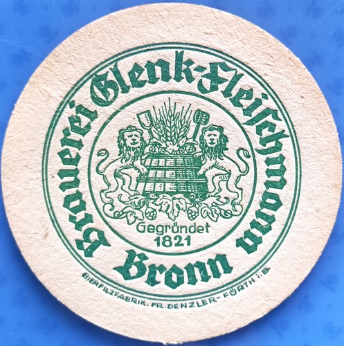 Old beer mat - , brewery
