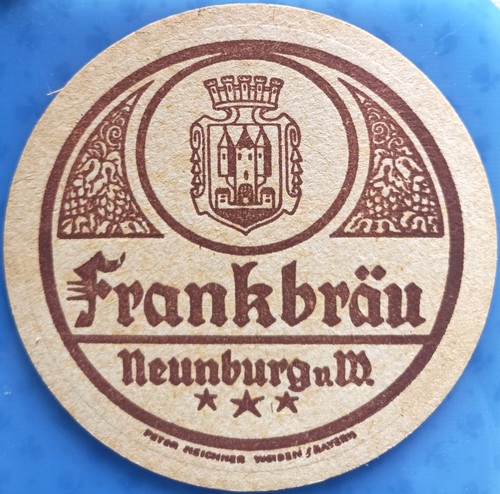 Old beer mat - , frankbräu