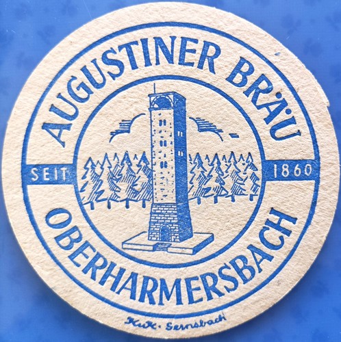 Old beer mat - , augustiner
