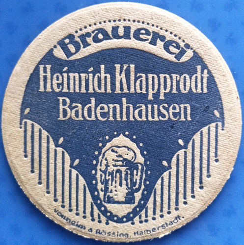 Old beer mat brewery - old, vk