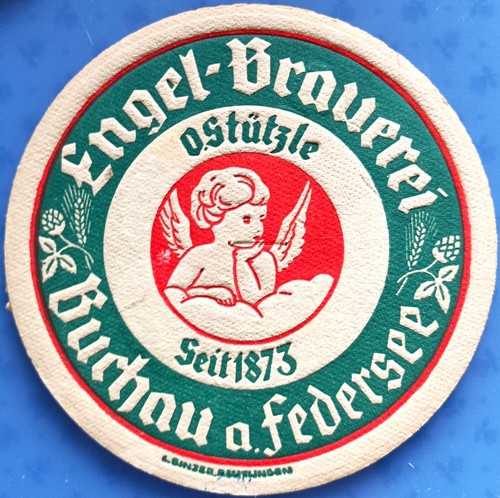 Old beer mat - vk, brewery