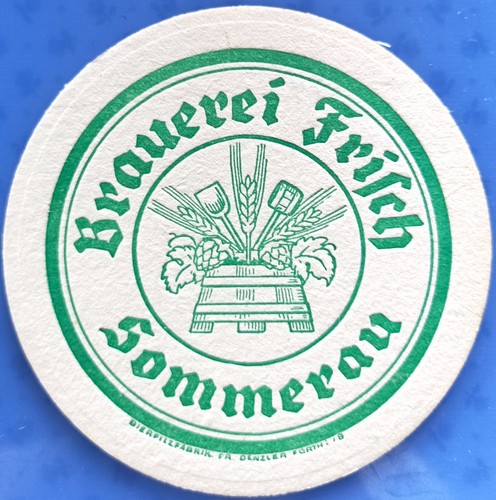 Old beer mat brewery - , frisch