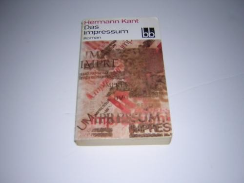 Das impressum kant - impressum., kant,
