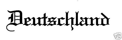 Germany sticker 5cm - sticker, long