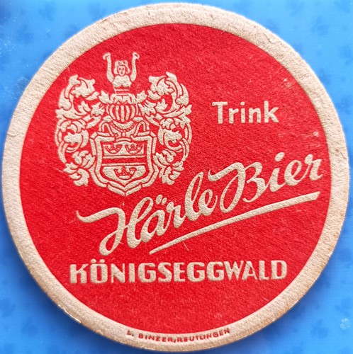 Old beer mat - , härle