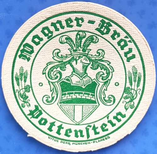 Old beer mat wagner - beer,