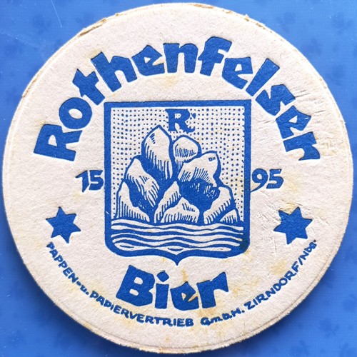 Old beer mat rothenfelser - rothenfelser,