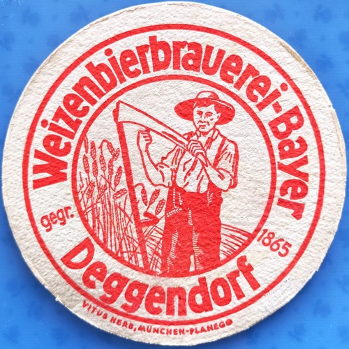 Old beer mat - , wheat