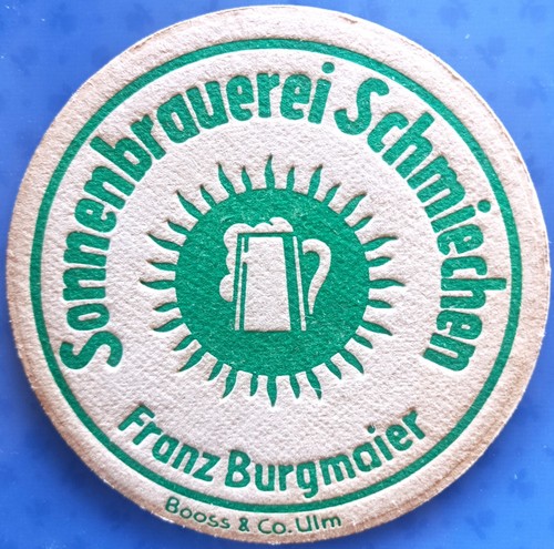 Old beer mat sonnenbrauerei - old,