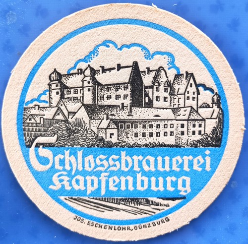Old beer mat - , schlossbrauerei