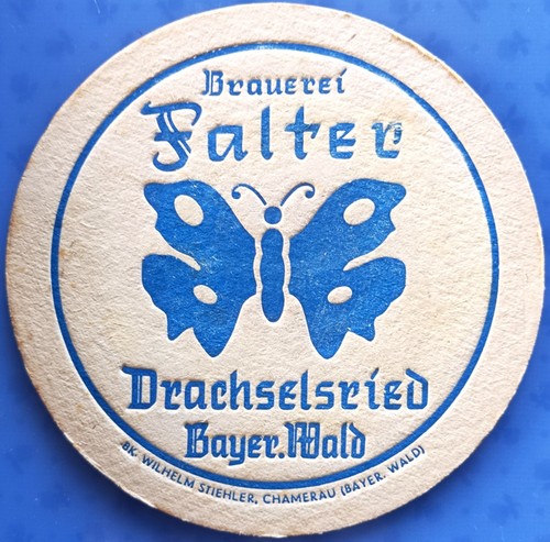 Old beer mat brewery falter - old,
