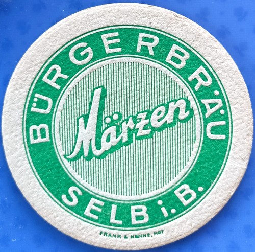 Old beer mat bürgerbräu - beer,