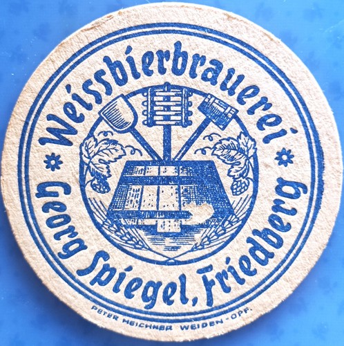 Old beer mat wheat beer
