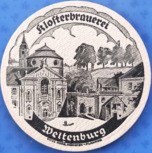Old beer mat monastery brewery