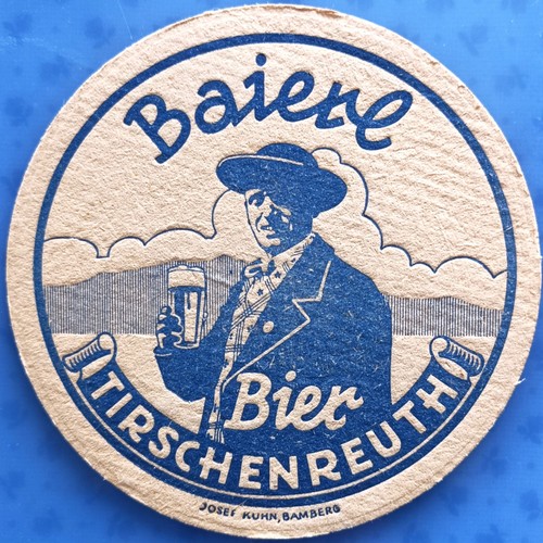 Old beer mat baierl - old,
