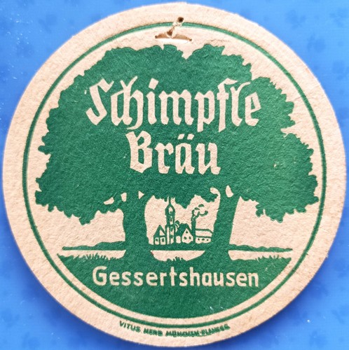 Old beer mat - , bräu