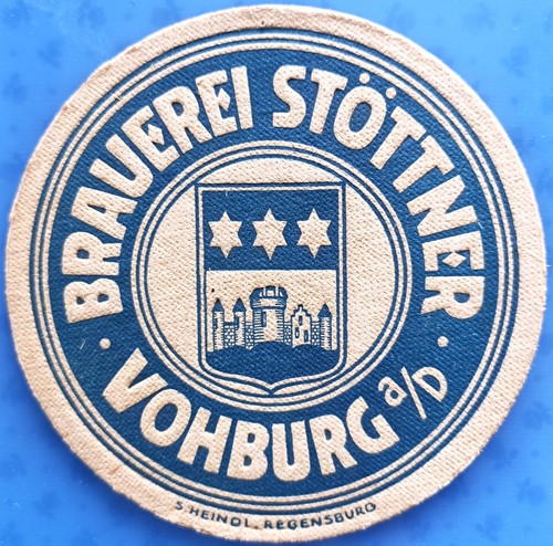 Old beer mat - brewery, stöttner