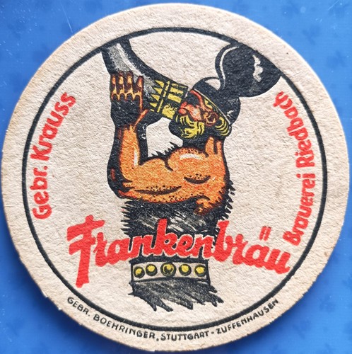 Old beer mat frankenbräu - old,