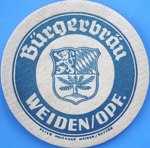 Old beer mat - , bürgerbräu