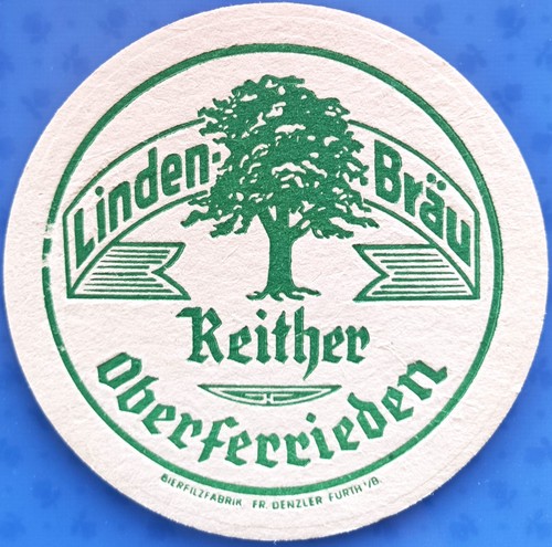 Old beer mat linden - old,