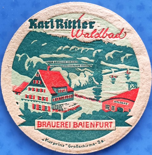 Old beer mat karl - mat, vk