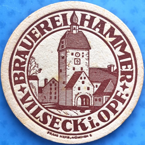 Old beer mat brewery - , hammer