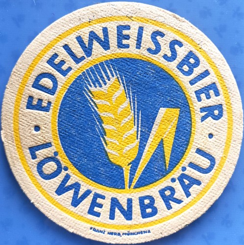 Old beer mat edelweissbier - old,