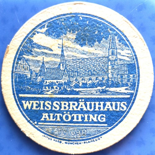 Old beer mat weissbräuhaus - mat,