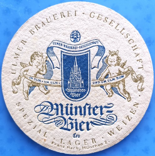 Old beer mat - vk, ulmer