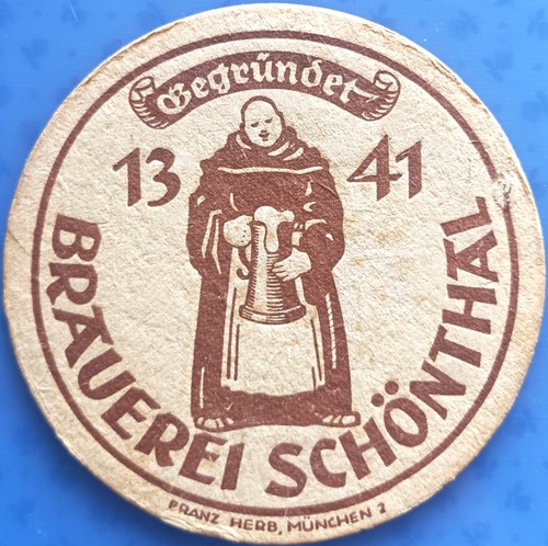 Old beer mat brewery