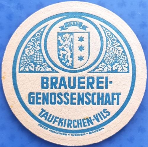 Old beer mat brewery
