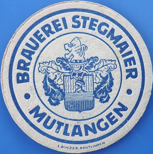 Old beer mat - , stegmaier