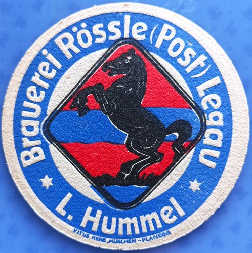 Old beer mat - brewery, hummel