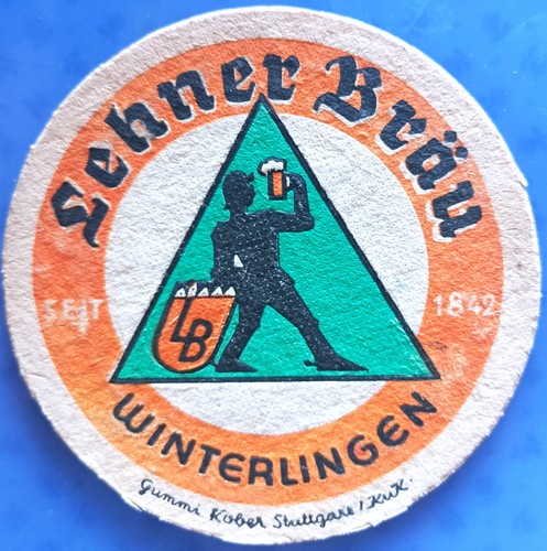Old beer mat - , lehner
