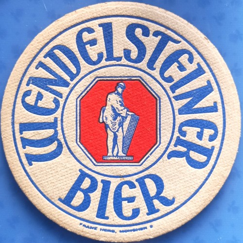 Old beer mat wendelsteiner - beer,