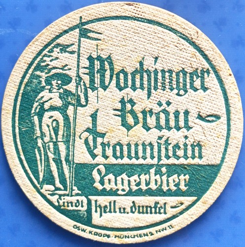 Old beer mat wocheninger - mat,