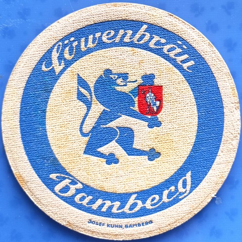 Old beer mat - , löwen-bräu